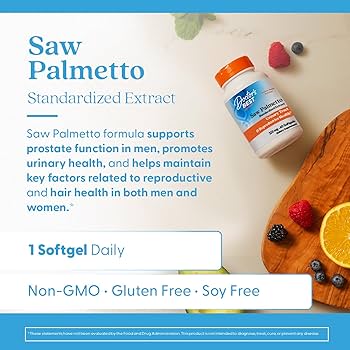 Saw Palmetto 320mg 60 Capsules-Doctor's Best-Matakana Pharmacy